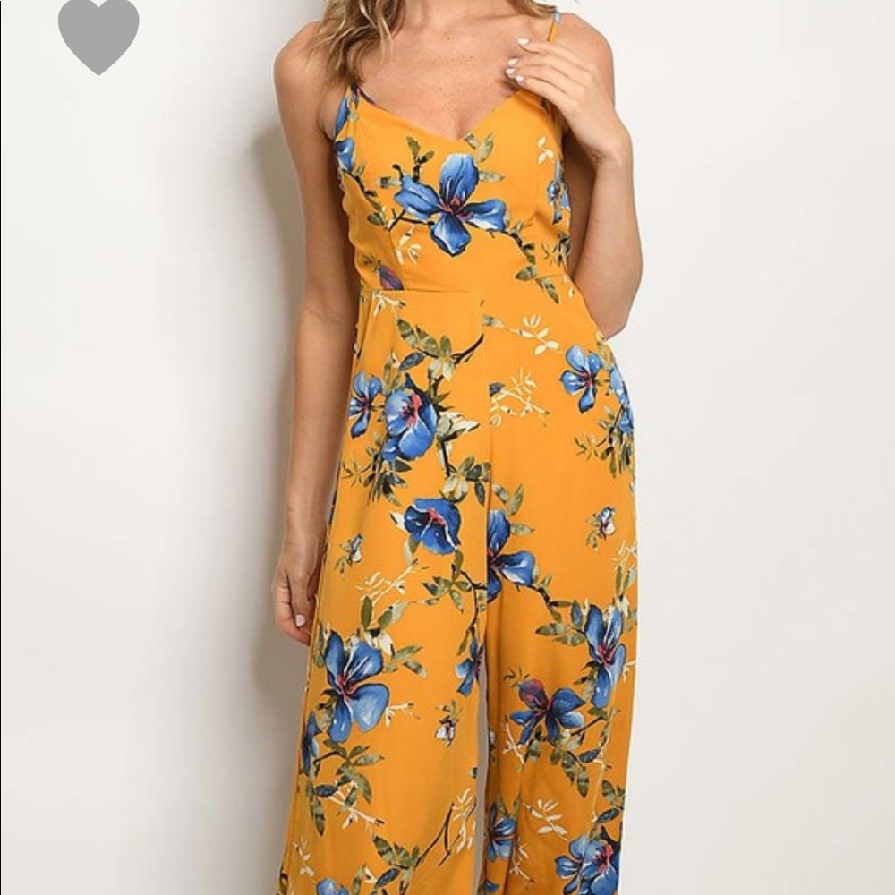 Mustard jumpsuit